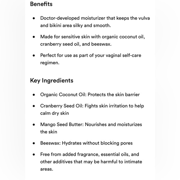 Love, wellness, comfy cream, daily, vulva care - Picture 4 of 5